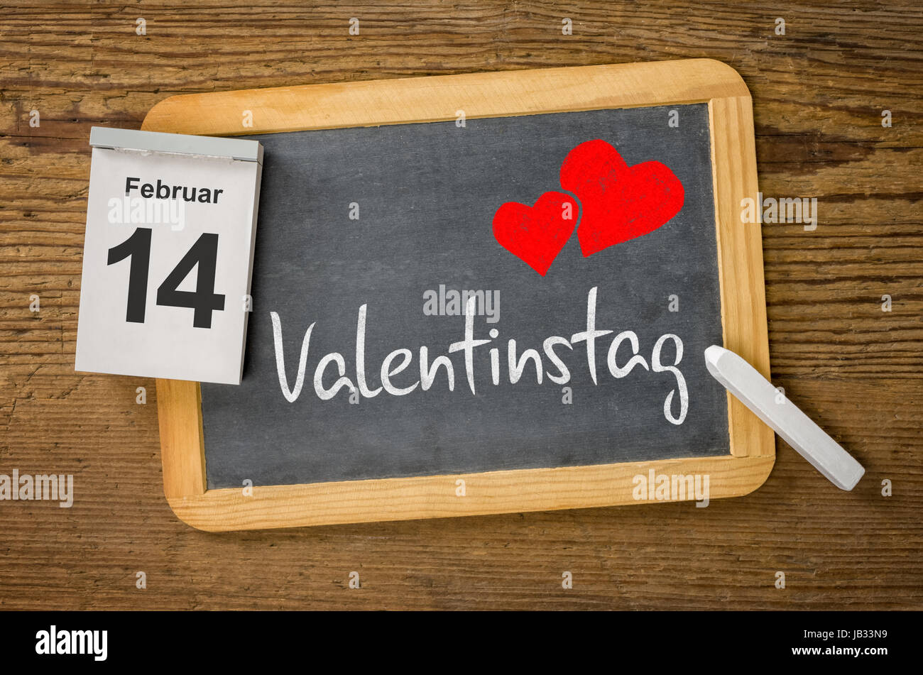 Am 14 Februar Ist Valentinstag Stock Photo Alamy