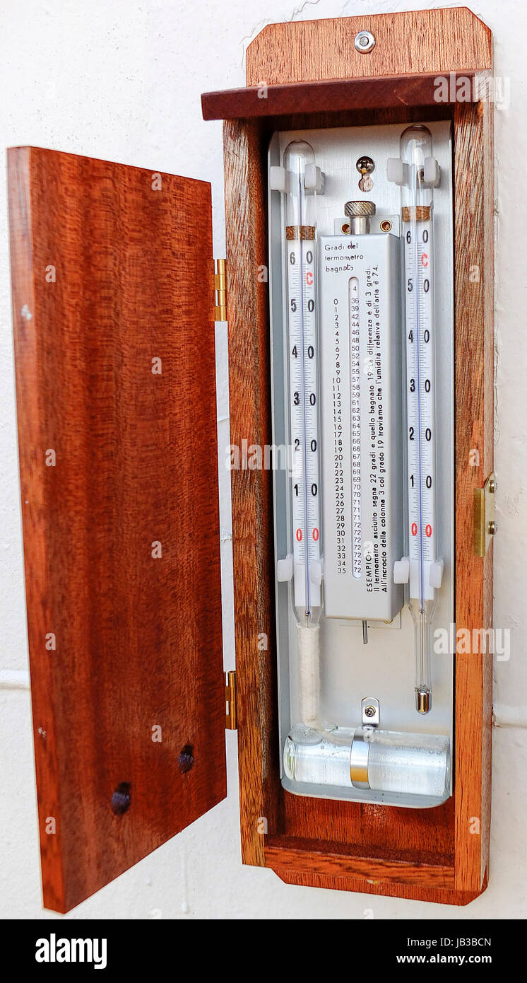 hygrometer on board a very big ship on white background Stock Photo Alamy