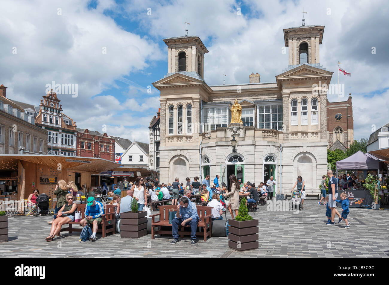 Old Town Hall, Market Place, Kingston upon Thames, Greater London Stock
