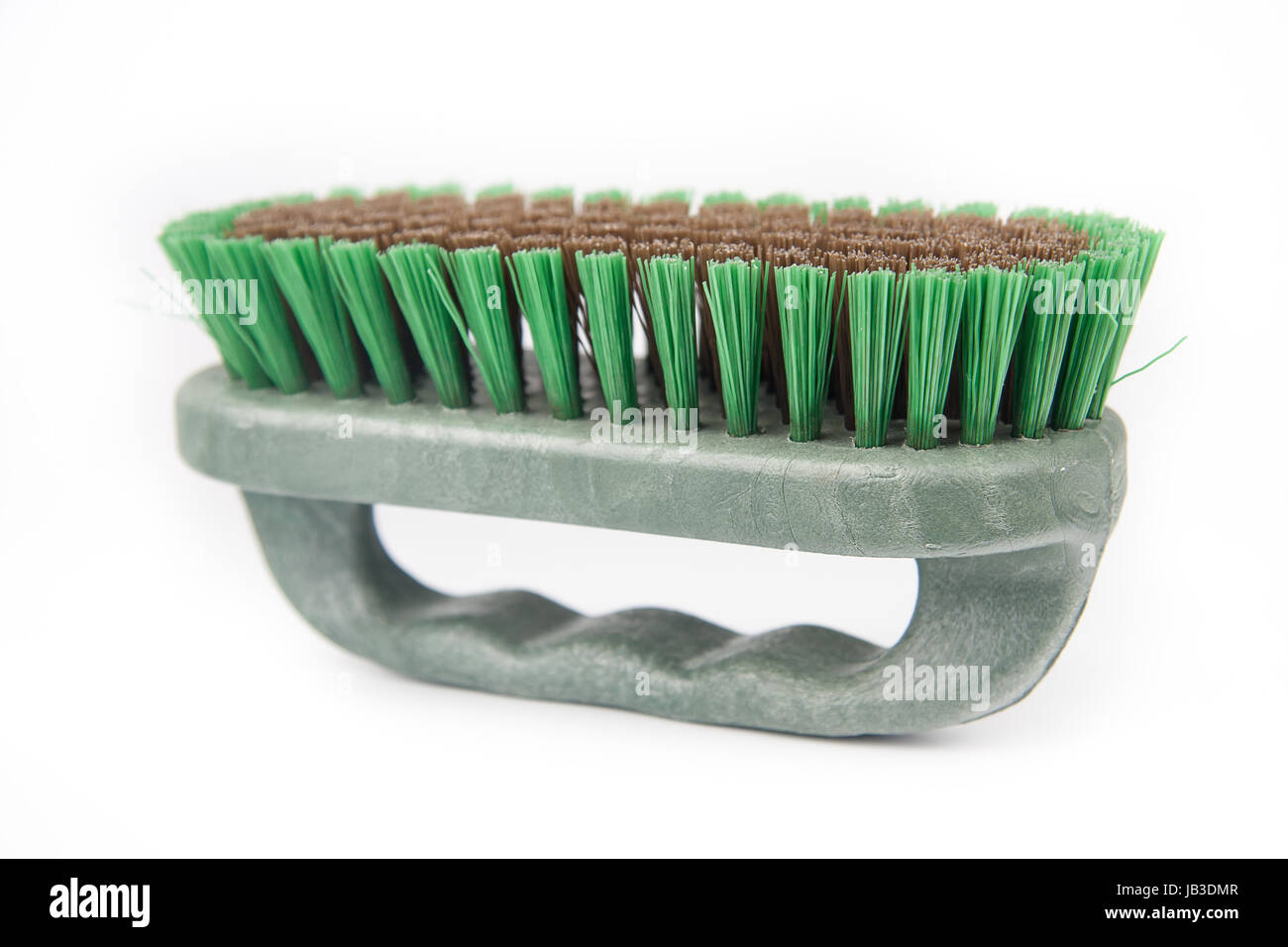 Cleaning brush isolated on white background Stock Photo - Alamy