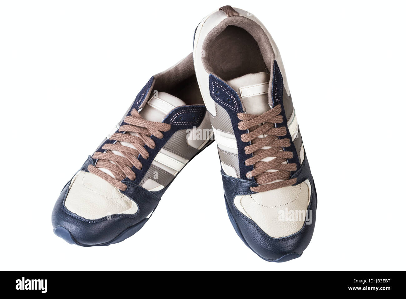 athletic man's shoes isolated on white background Stock Photo - Alamy