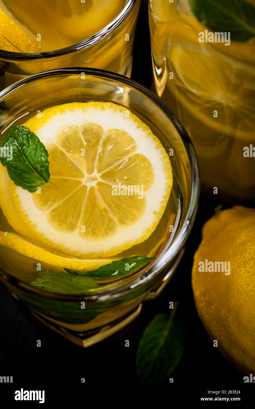 Alcoholic Lemonade Drinks Stock Photo Alamy