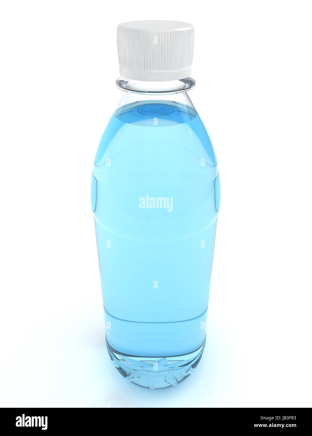 Bottles of water isolated on white background Stock Photo - Alamy