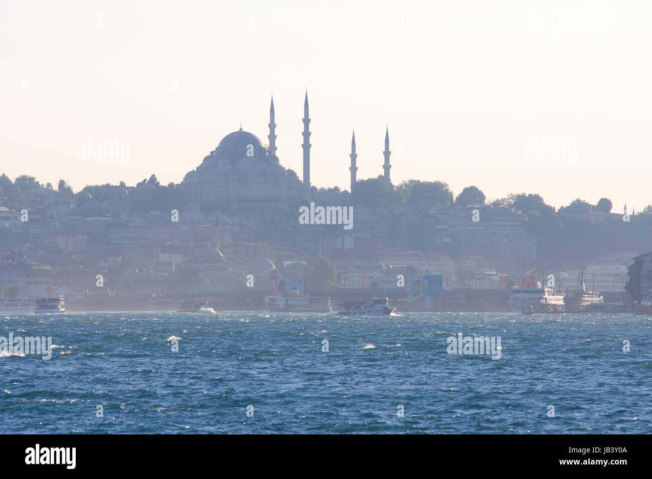 View of Istanbul as seen from Bosphorus, Turkey Stock Photo - Alamy