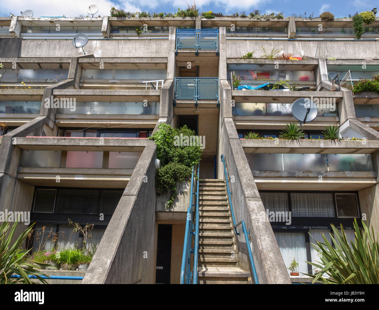 LONDON, ENGLAND, UK MAY 06, 2010 The Alexandra Road estate designed