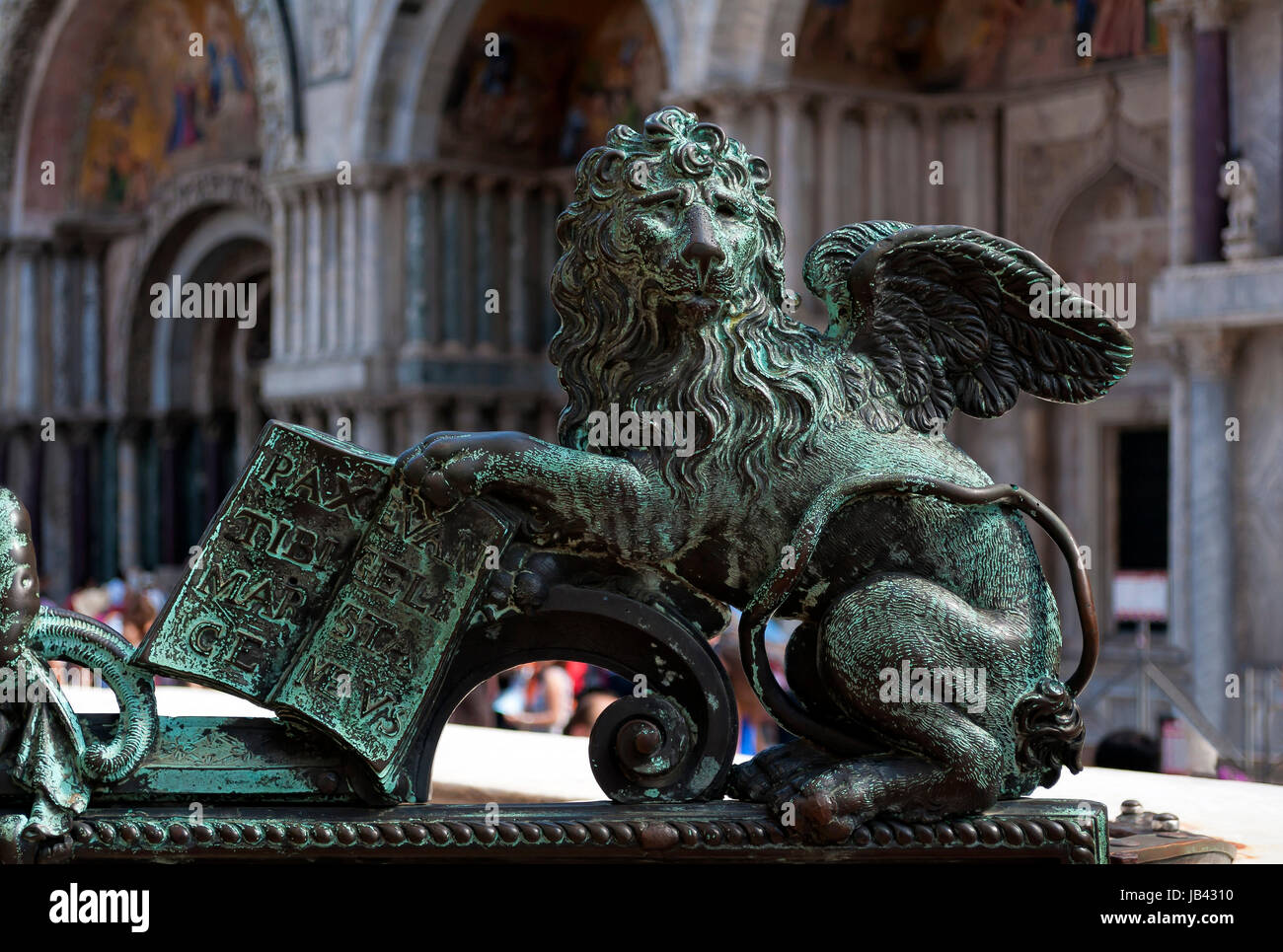 Lion of St Mark statue in Venice, Italy Stock Photo Alamy