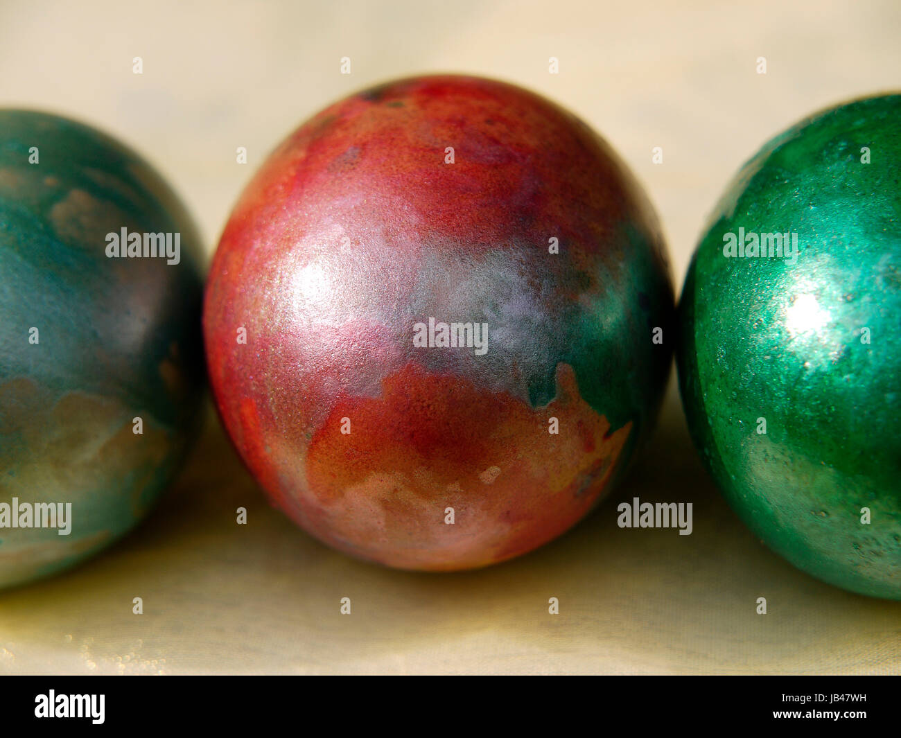 painted Easter eggs Stock Photo