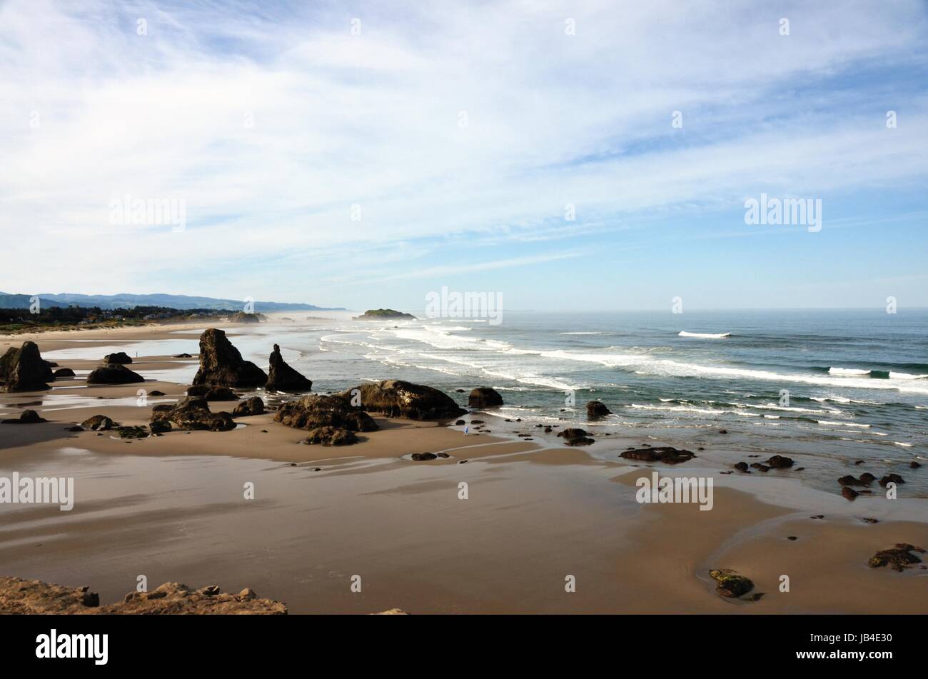Coquille Point Beach, Kronenberg park, Bandon, Coos County, Oregon
