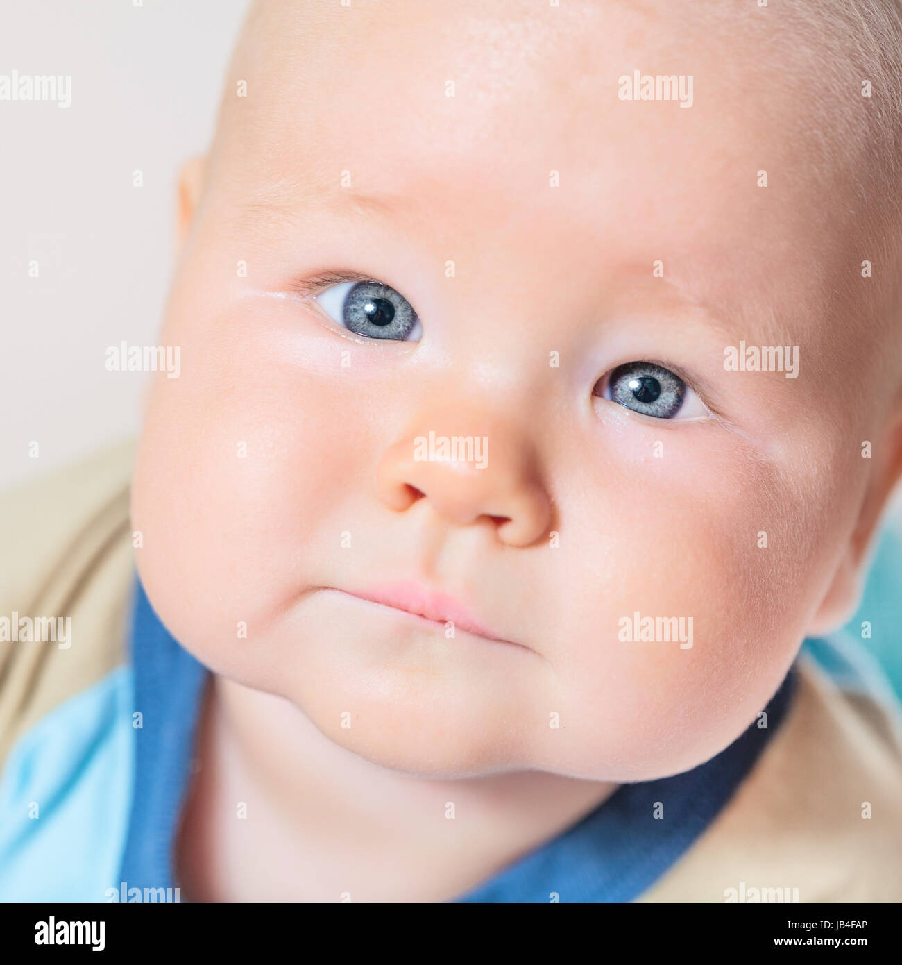 Closeup portrait of an adorable baby Stock Photo - Alamy