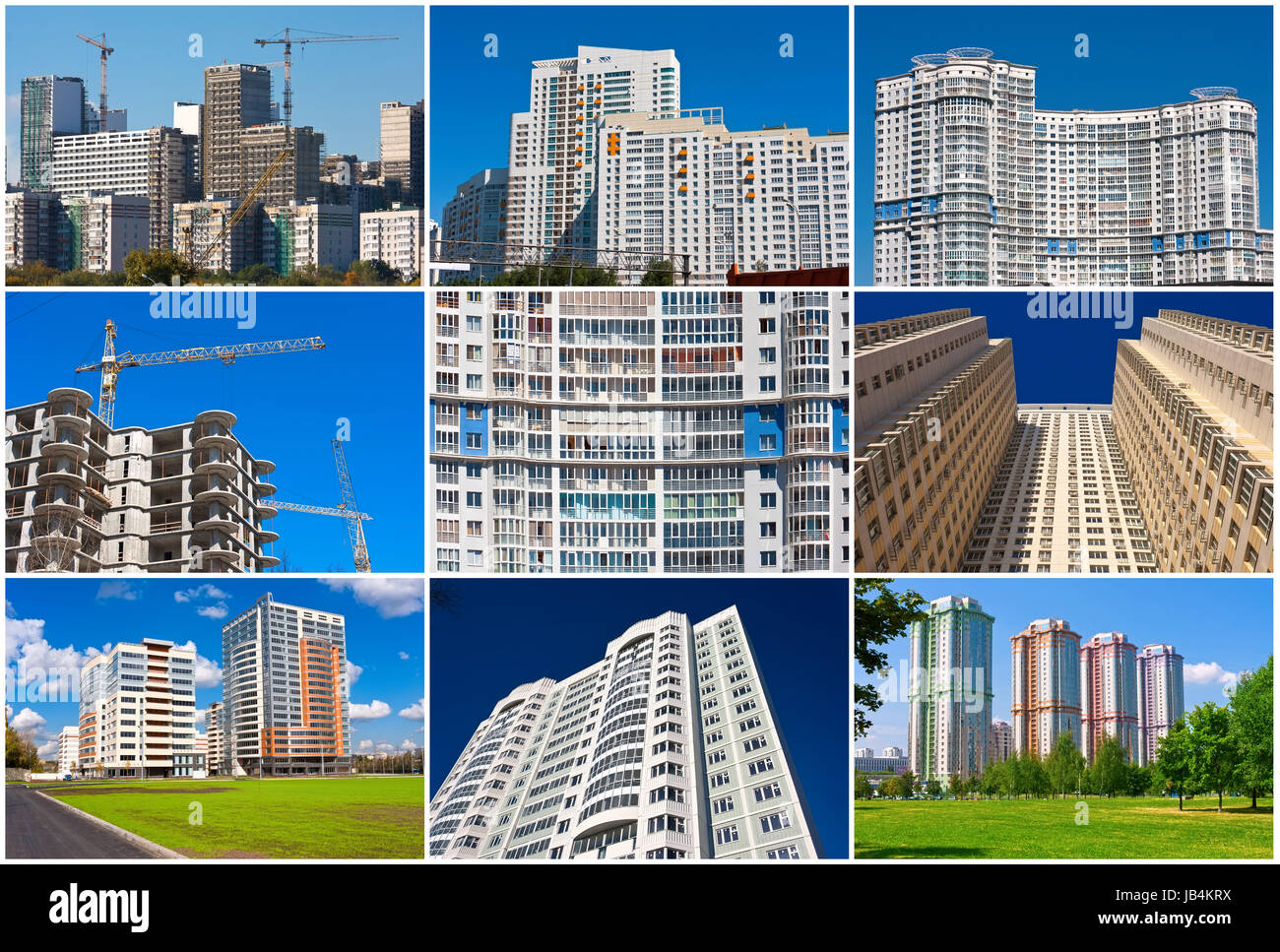 Beautiful photos of modern buildings under blue sky Stock Photo - Alamy