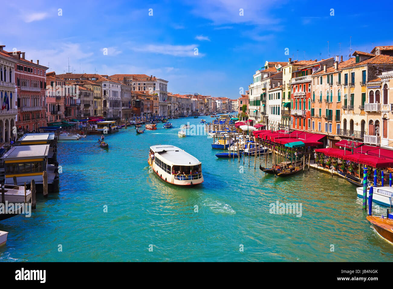 Beautiful view of famous Grand Canal in Venice, Italy Stock Photo - Alamy