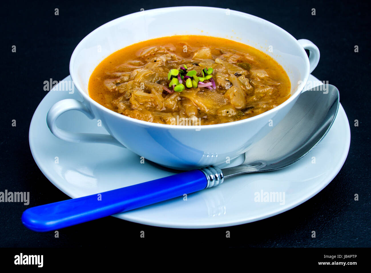 Soljanka, russische Suppe Stock Photo - Alamy