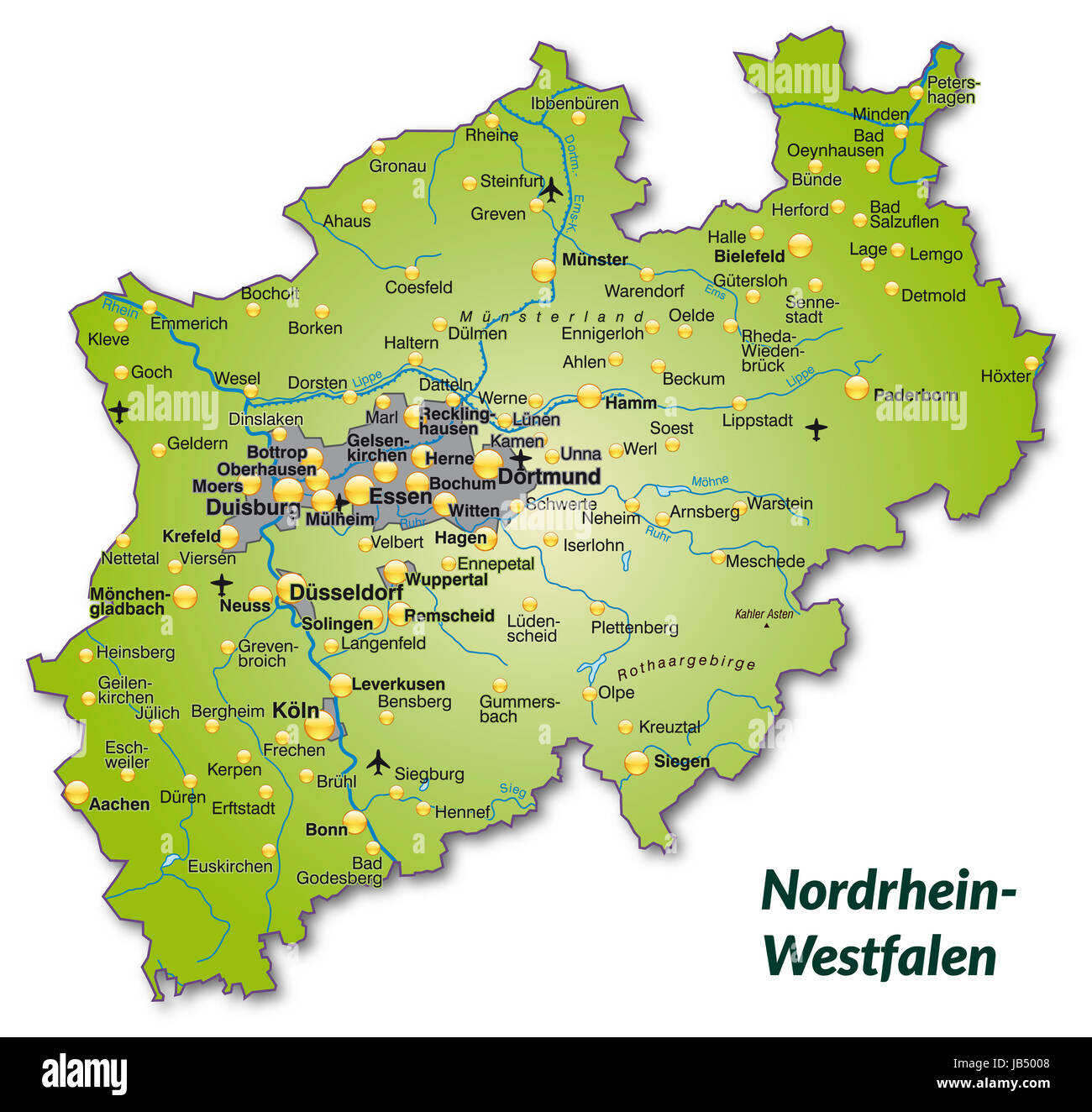 Solingen karte hi-res stock photography and images - Alamy