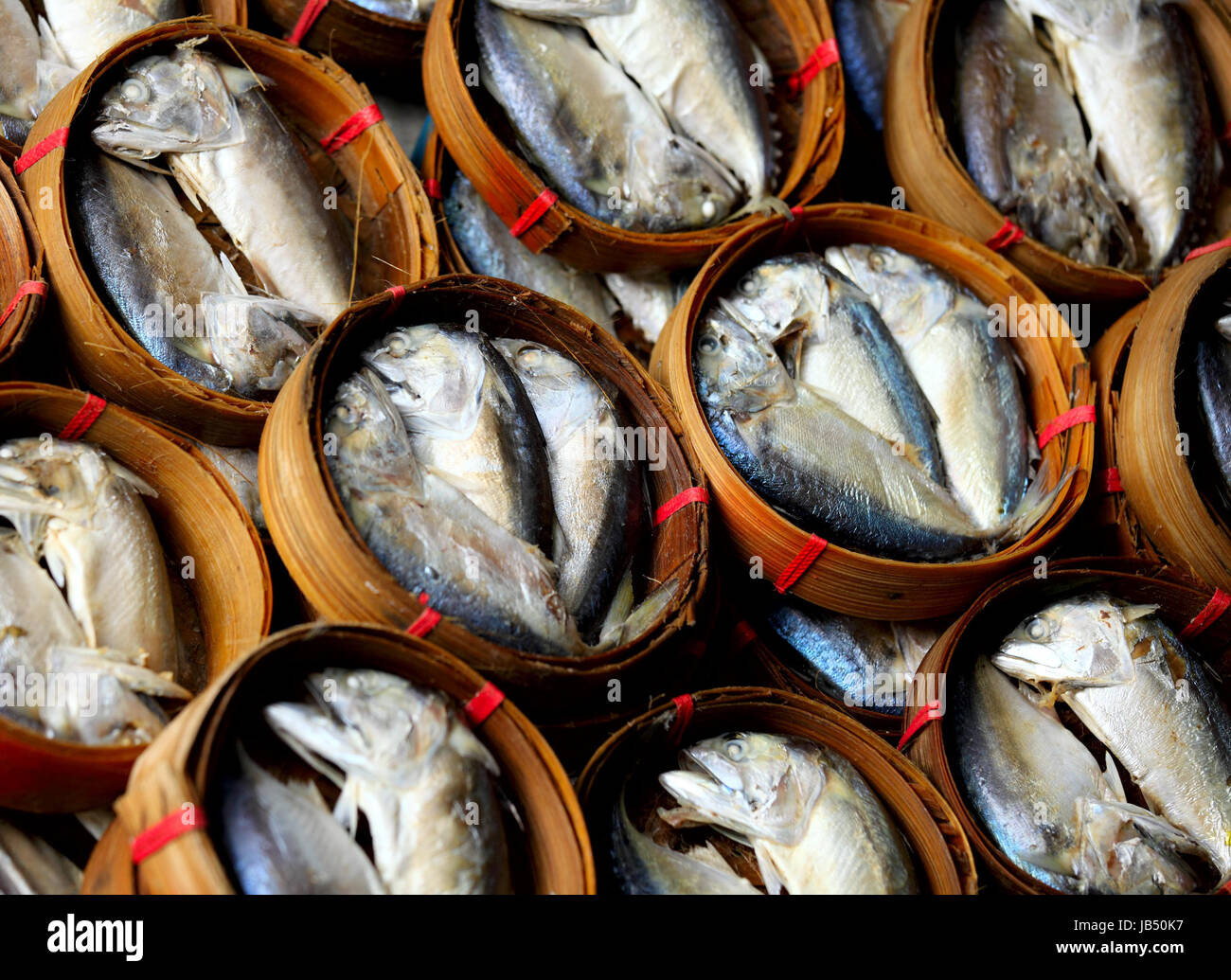 Thai style steamed fish Stock Photo - Alamy