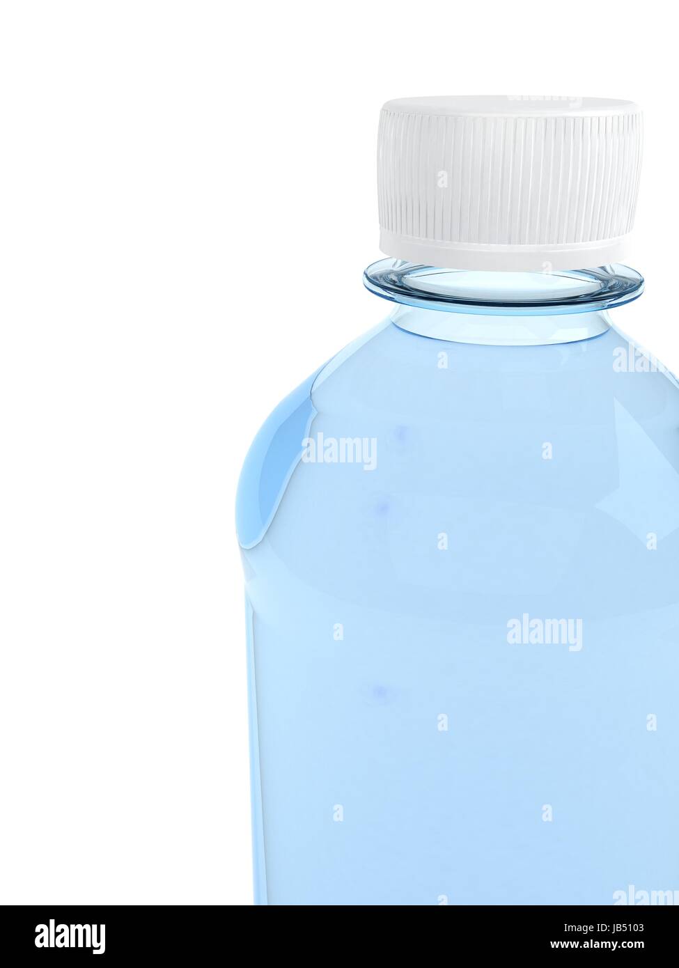 Bottles of water isolated on white background Stock Photo - Alamy