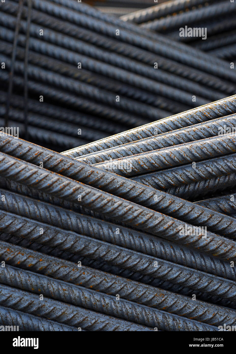 reinforcement steel splice bars Stock Photo Alamy