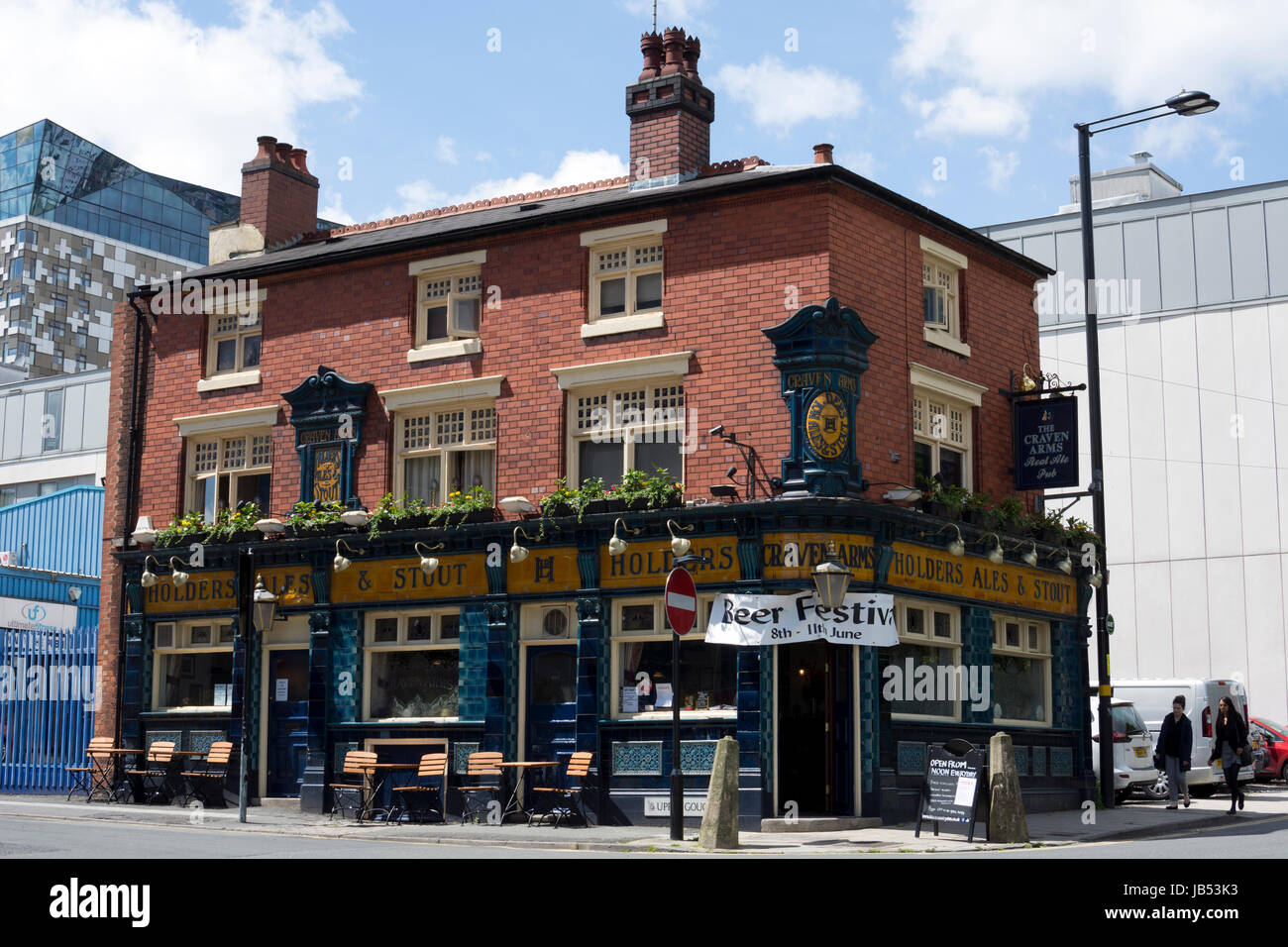The Craven Arms pub, Upper Gough Street, Birmingham, UK Stock Photo