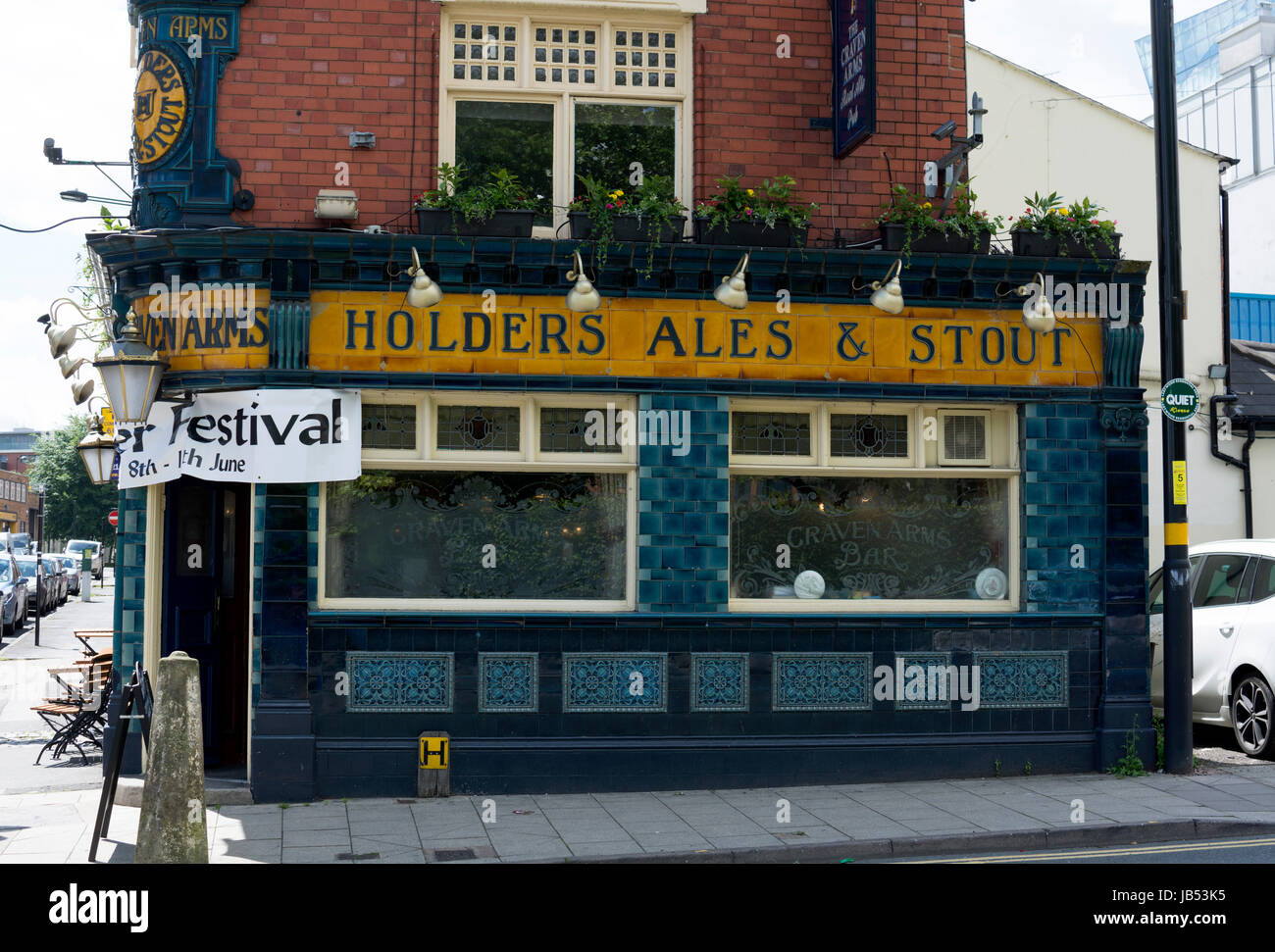 The Craven Arms pub, Upper Gough Street, Birmingham, UK Stock Photo