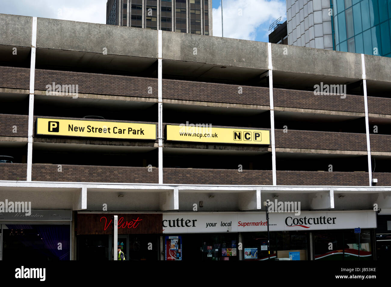 New Street Car Park, Birmingham, UK Stock Photo Alamy