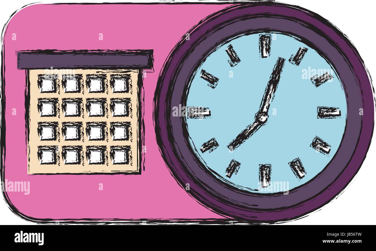 clock icon image Stock Vector Image & Art - Alamy