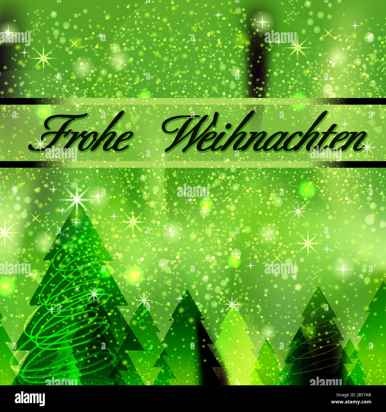 Quadratische Weihnachtskarte Stock Photo