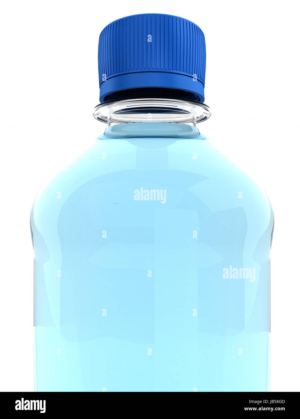 Bottles of water isolated on white background Stock Photo - Alamy