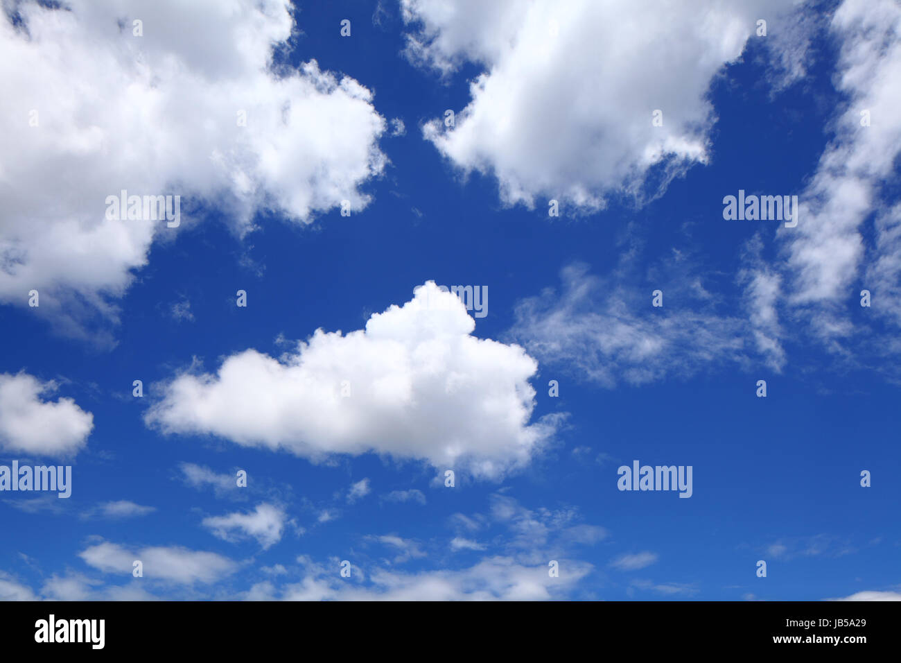 Sunny blue sky Stock Photo - Alamy