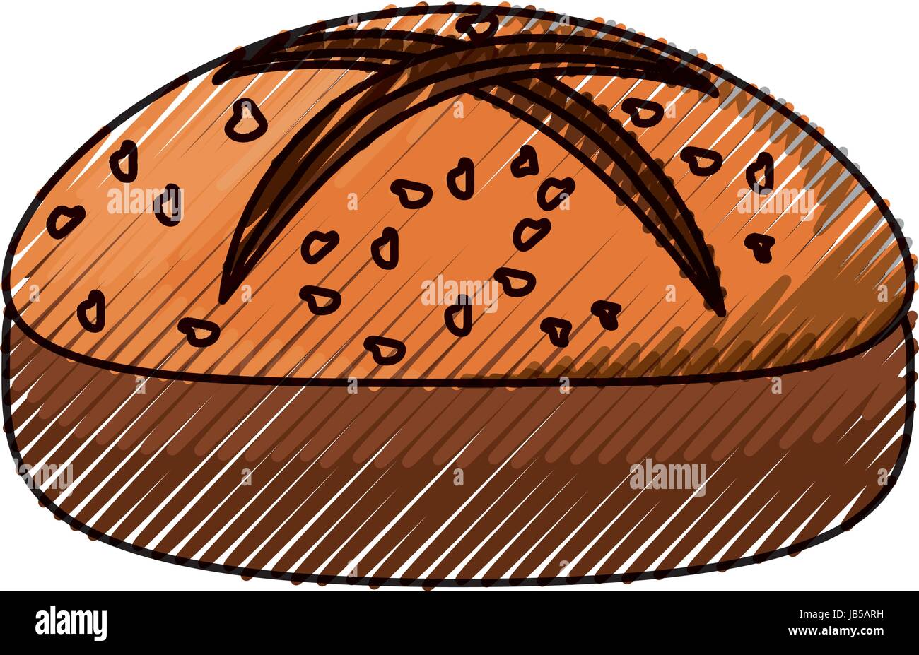 dinner roll loaf Stock Vector Image & Art Alamy