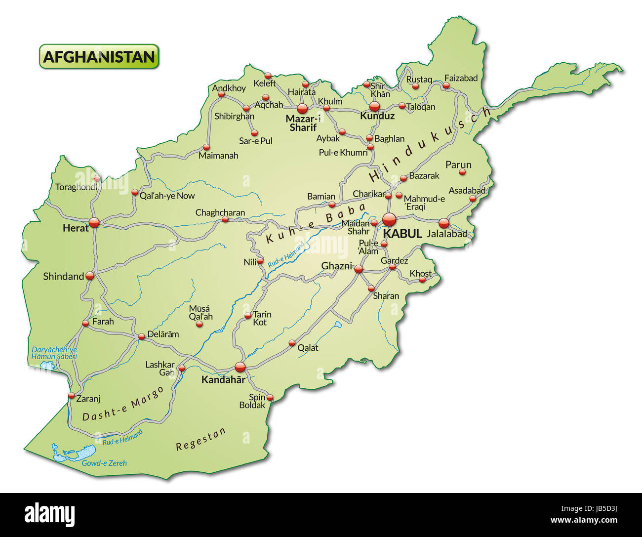 Die Karte ist modern gestaltet und enthält alle wichtigen Die Karte ist modern gestaltet und enthält alle wichtigen