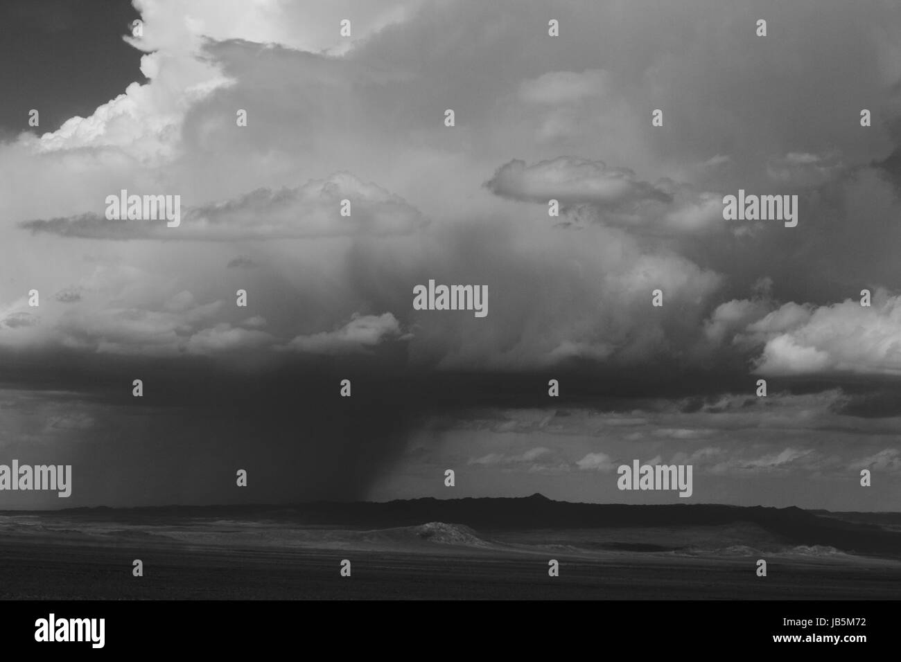 Rain clouds and countryside Black and White Stock Photos & Images - Alamy