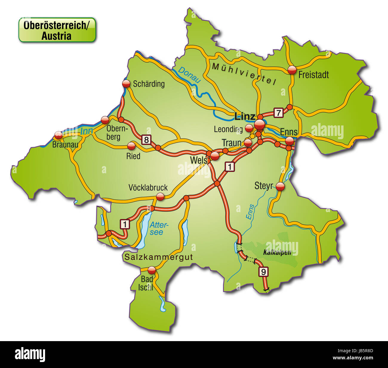 Linz karte hi-res stock photography and images - Alamy