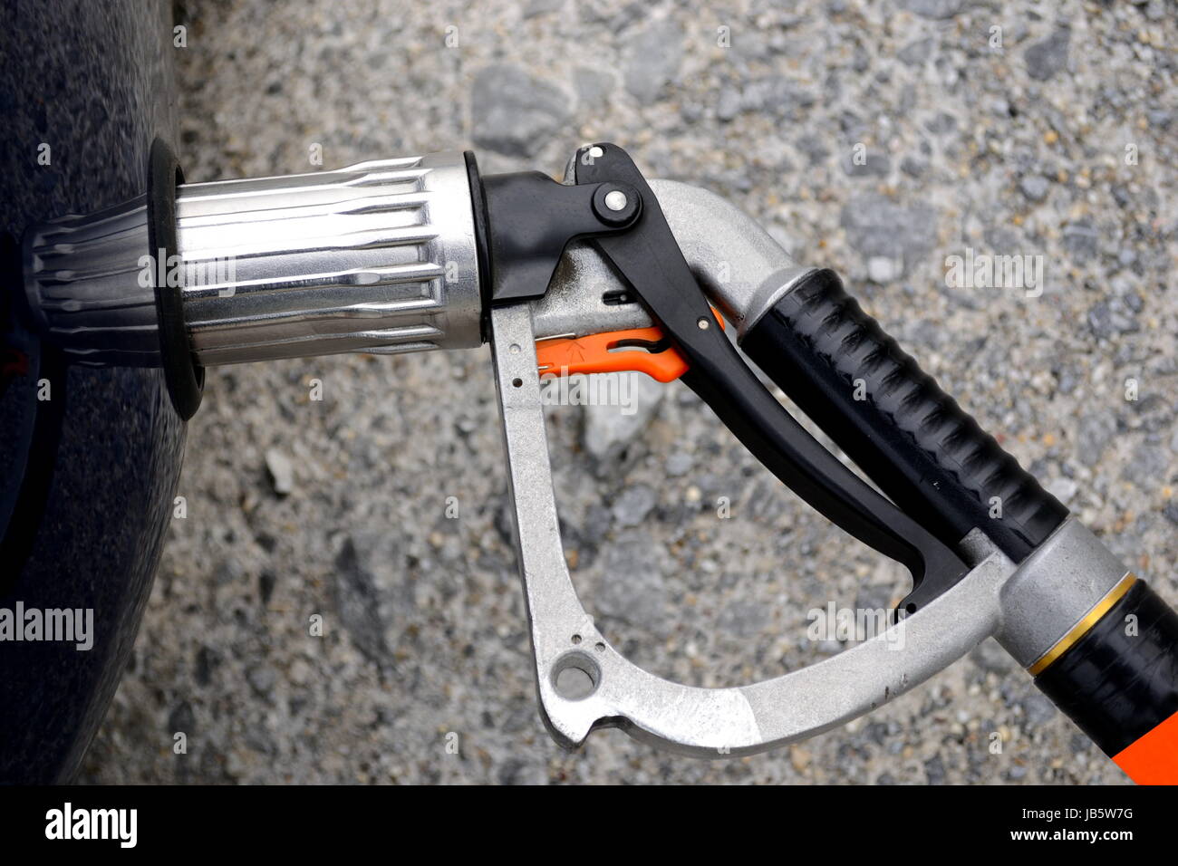 refueling auto gas / lpg Stock Photo Alamy