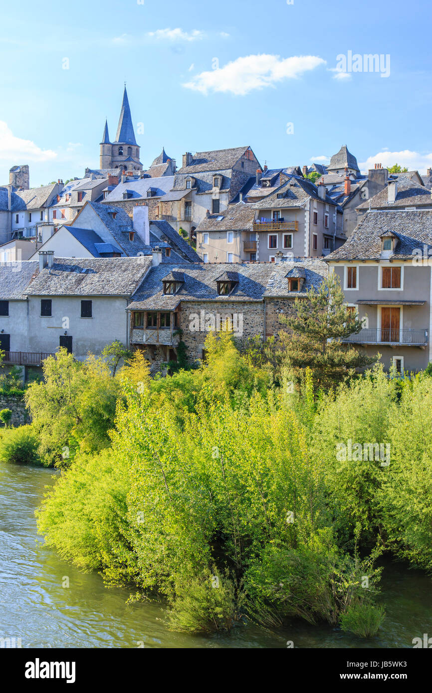 France, Aveyron (12), SaintCômed'Olt, labellisé Les Plus Beaux
