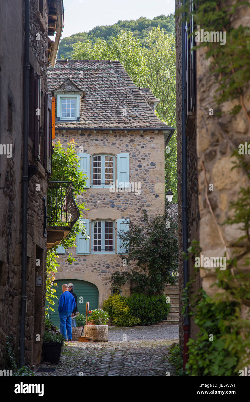 France, Aveyron (12), SainteEulalied’Olt, labellisé Les Plus Beaux