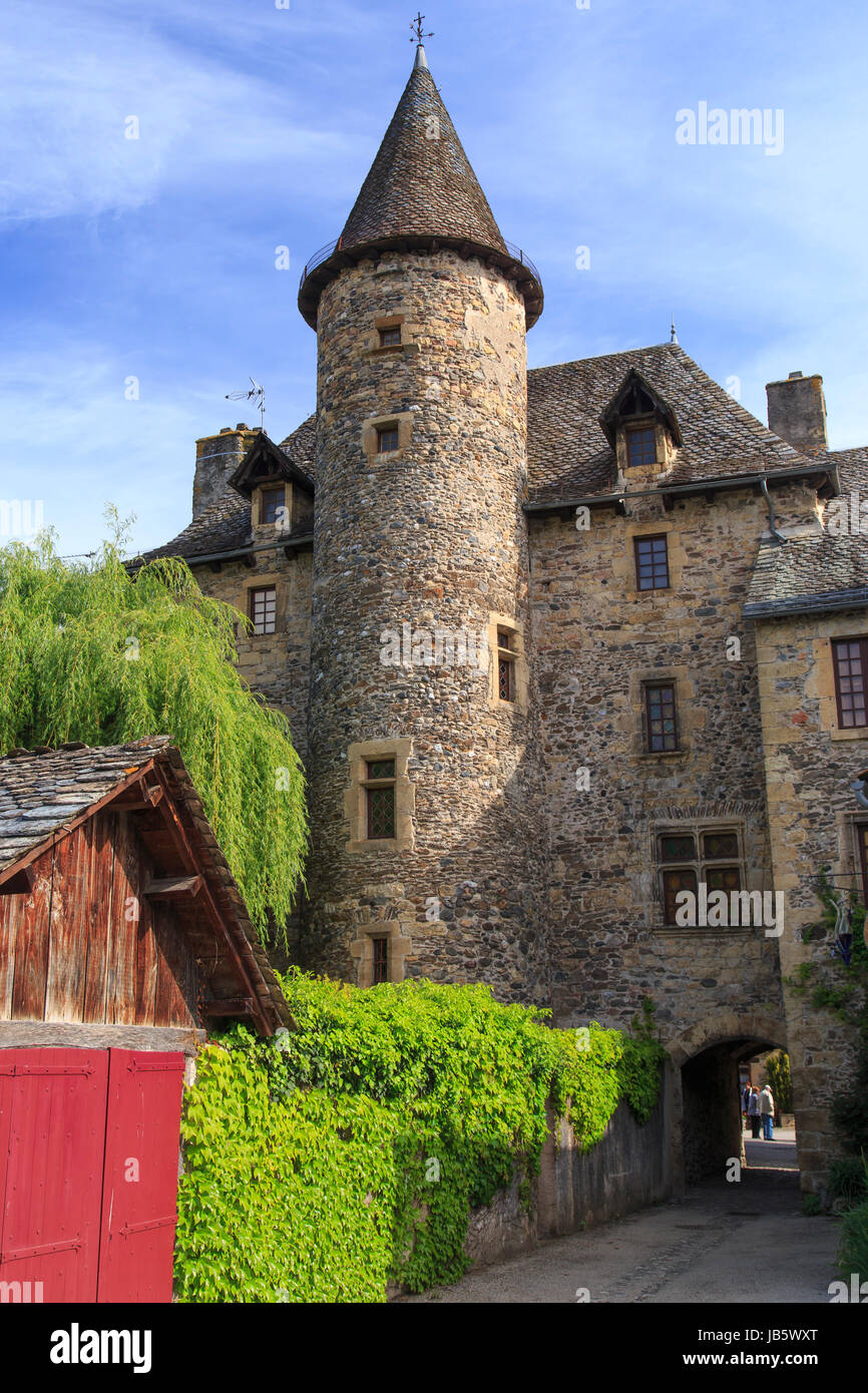 France, Aveyron (12), SainteEulalied’Olt, labellisé Les Plus Beaux