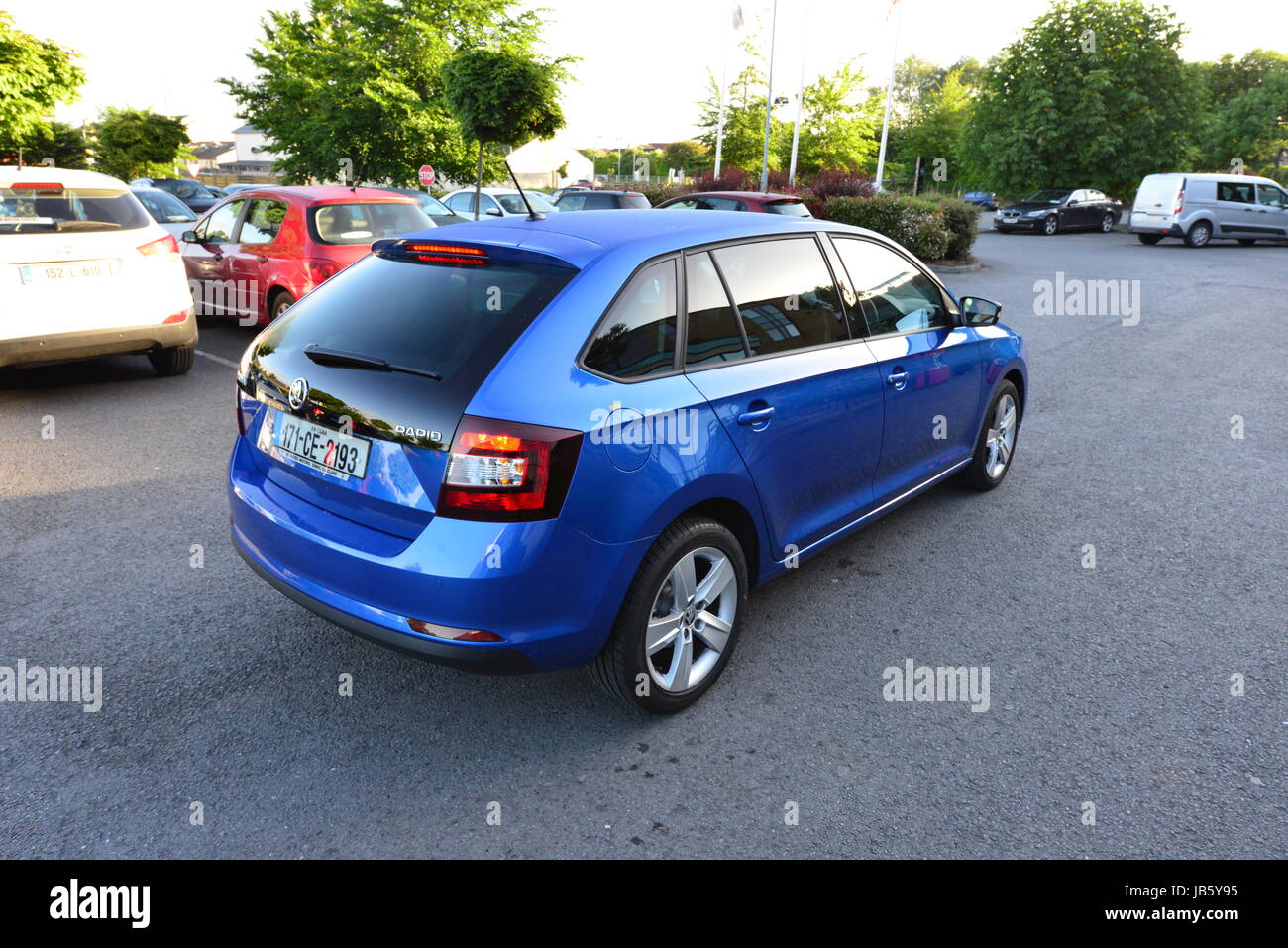 Skoda Rapid Stock Photo