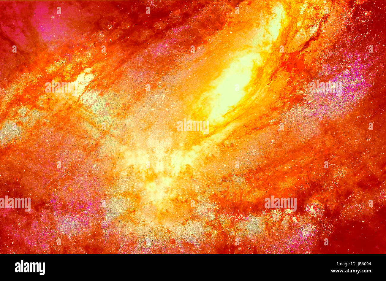 Cosmic space and stars, color cosmic abstract background. Fire effect ...