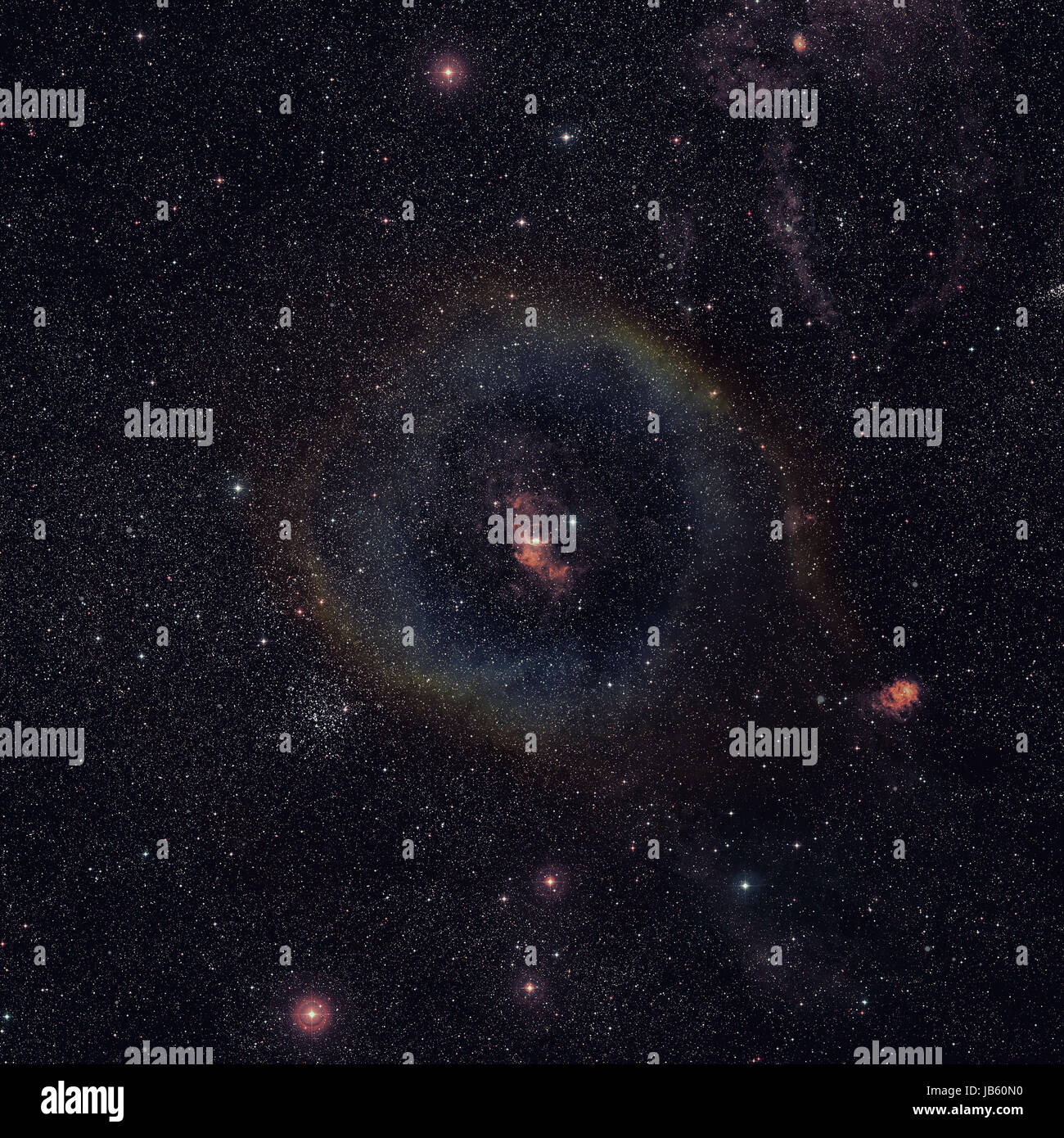 Widefield image of the Bubble Nebula. Elements of this image furnished