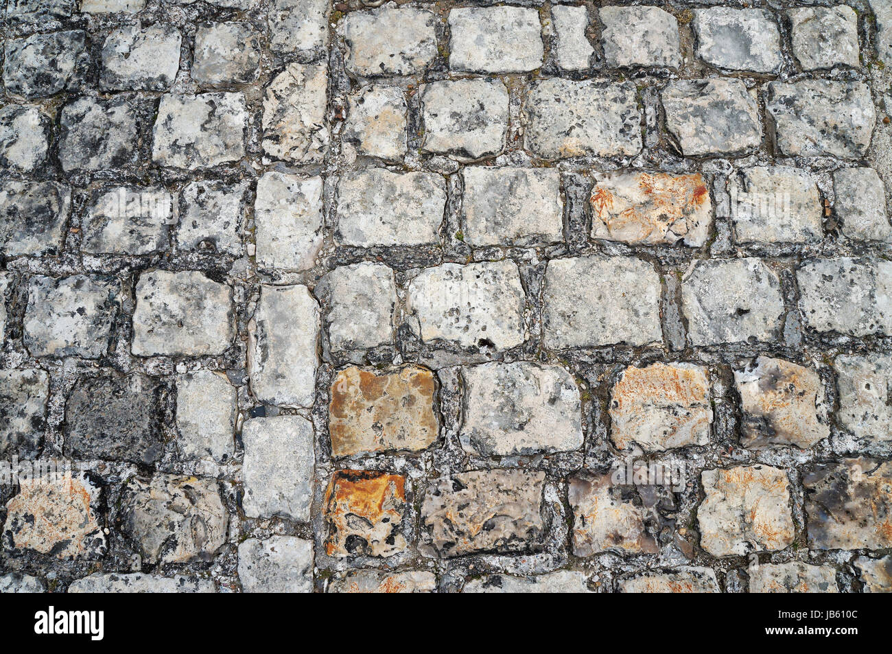 Antikes Straßenpflaster Ancient pavement Stock Photo