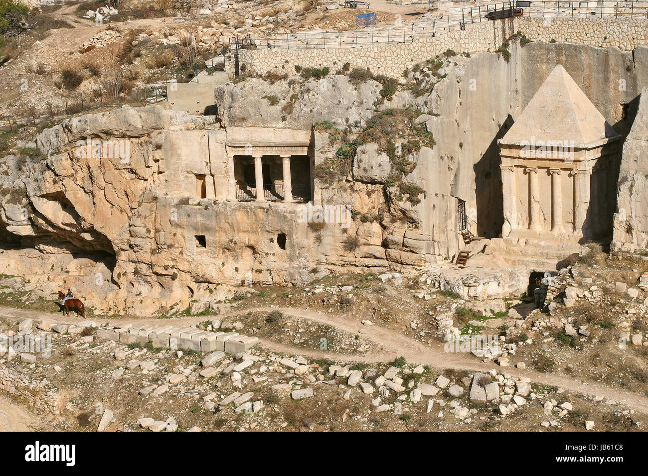 Tomb of of the priest Zechariah located on ancient jewish 3000 years