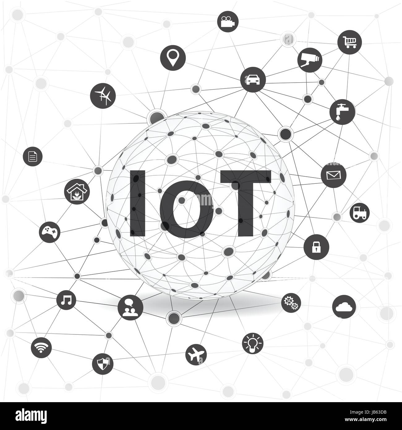 Internet of things concept and Cloud computing technology Internet ...