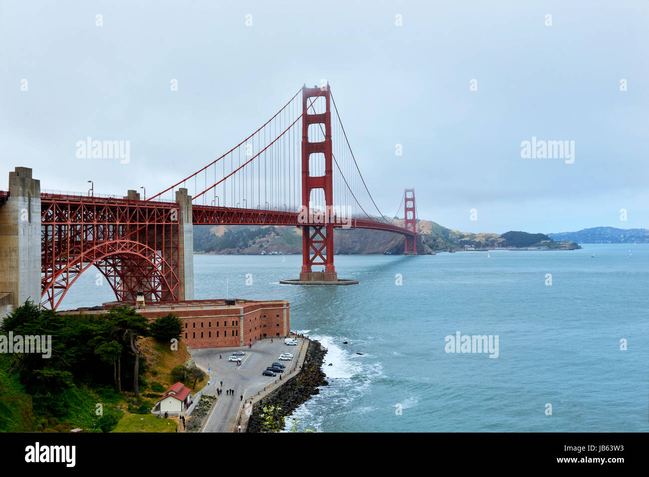 The Golden Gate Bridge, San Francisco, California Stock Photo