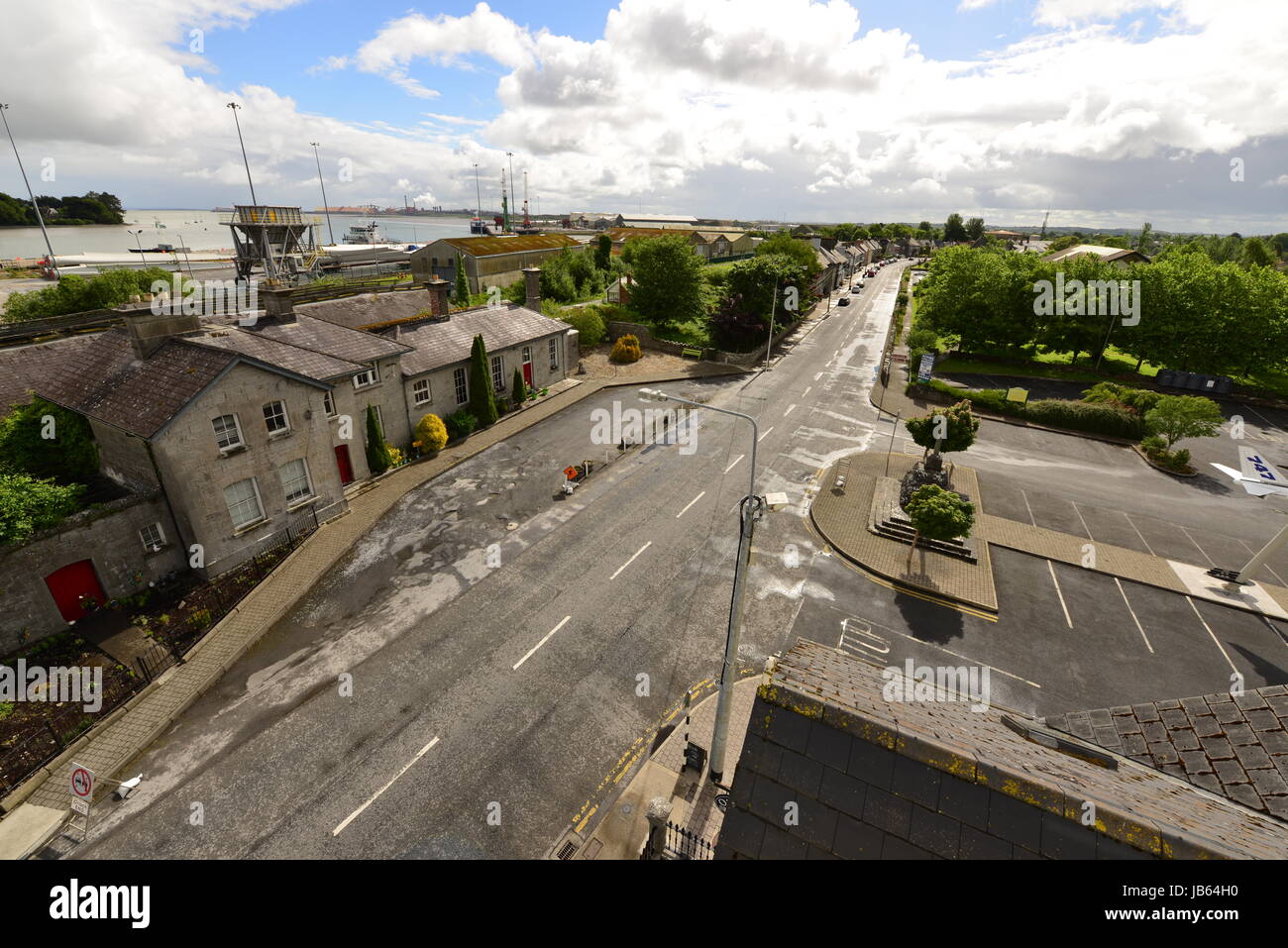 Foynes Harbour area in ireland Stock Photo Alamy
