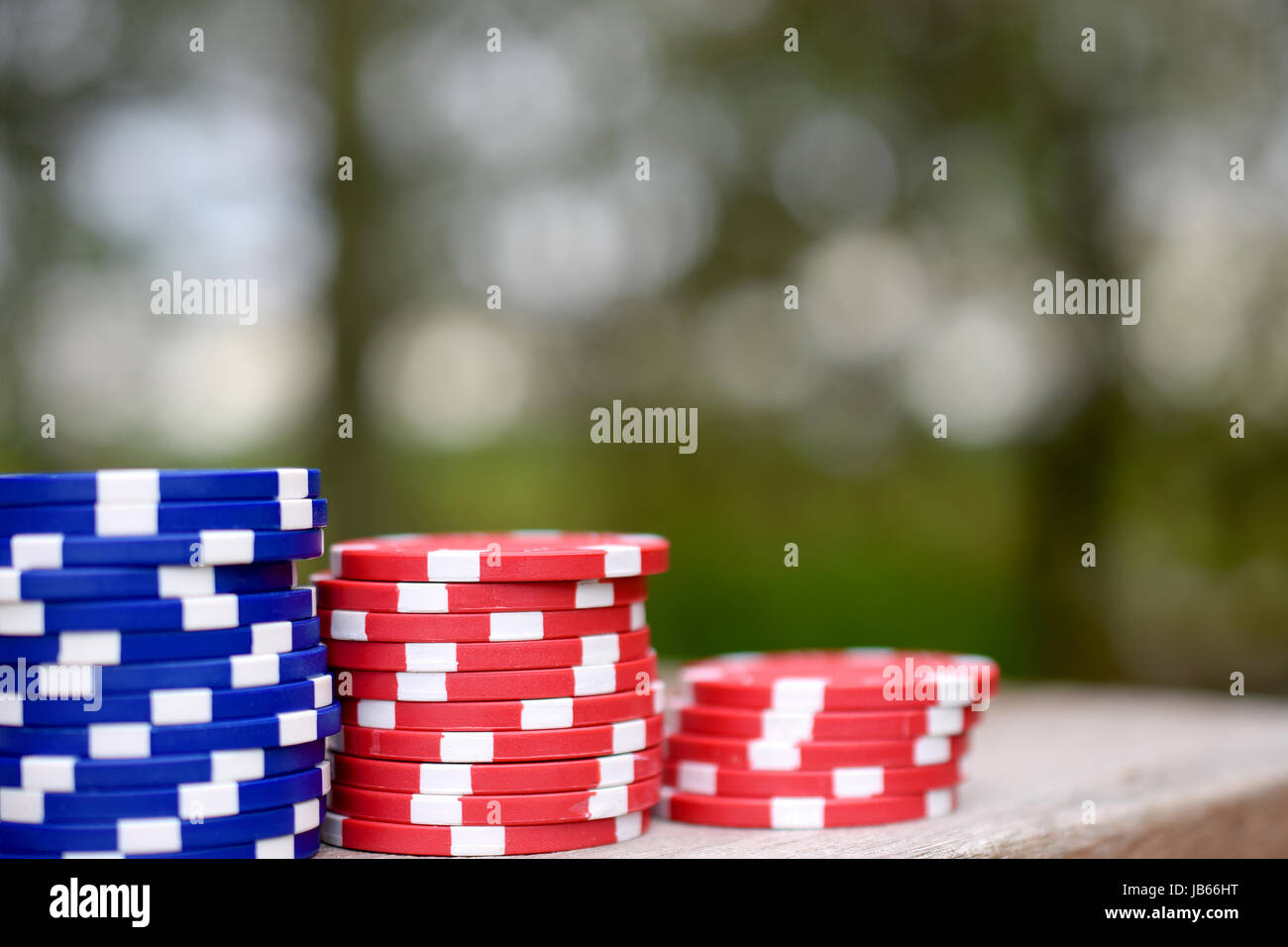 Poker chips nobody hires stock photography and images Alamy