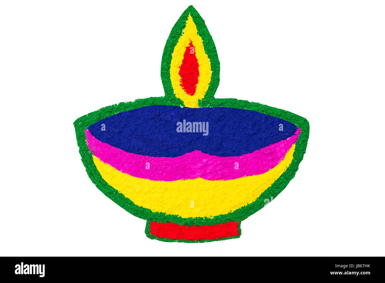 Colour Design Diwali Diya Rangoli Festival Decoration Stock Photo ...