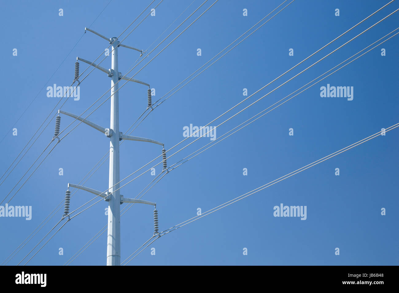 Electrical Towers and Pylons Stock Photo