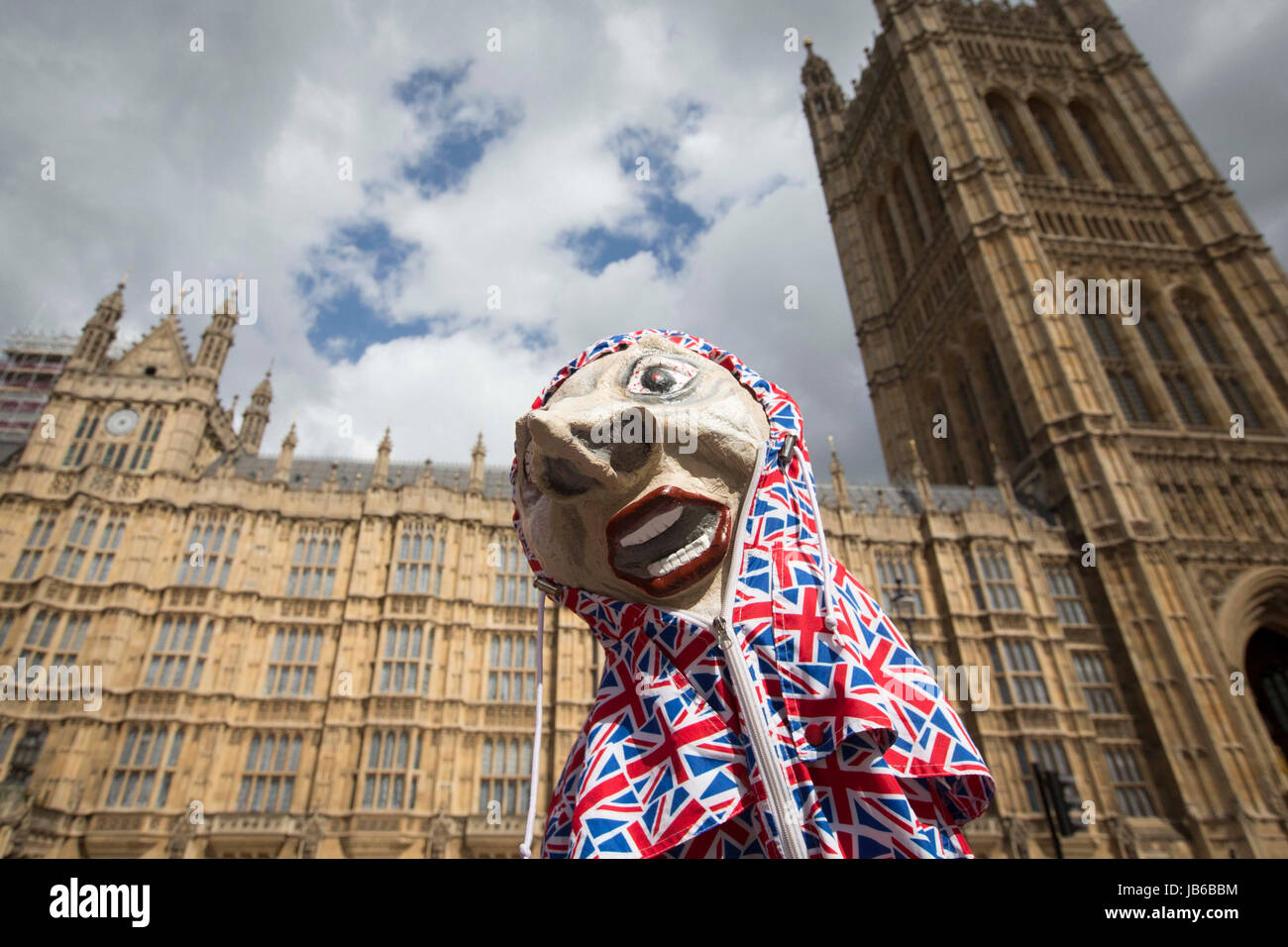Bbm Puppet A puppet depicting Prime Minister Theresa May stands in front of the ...