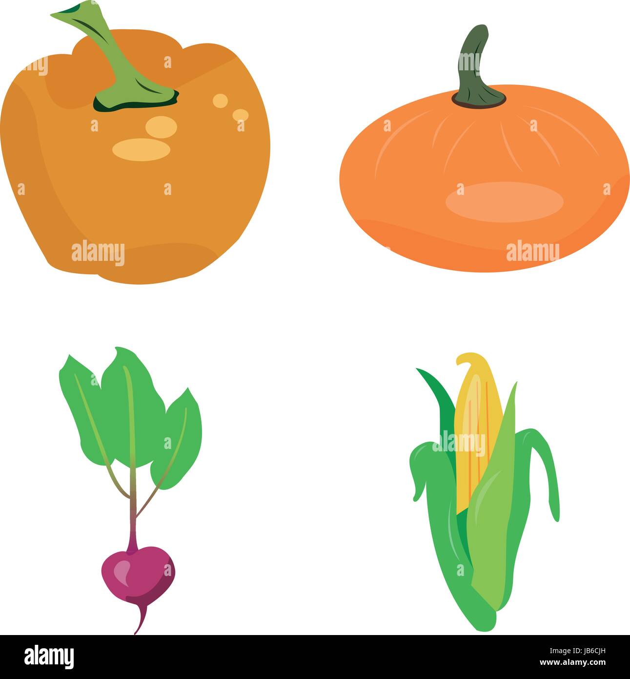Set of vegetables Stock Vector Image & Art - Alamy