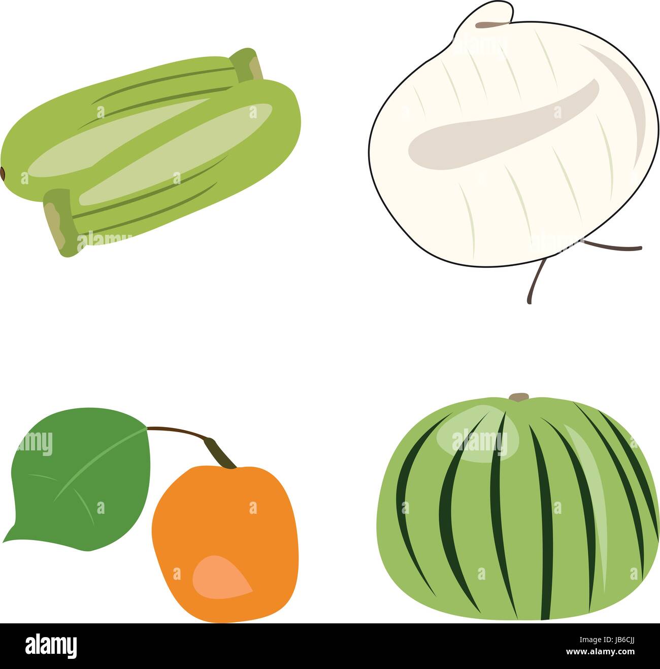 Vegetables and fruits Stock Vector Image & Art - Alamy