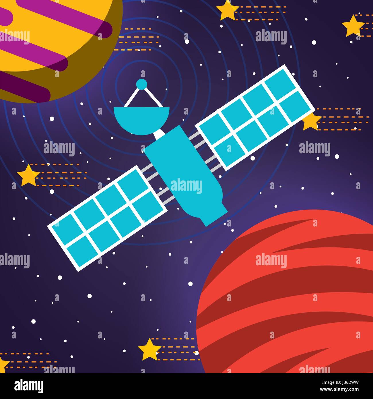 solar system flat Stock Vector Image & Art - Alamy